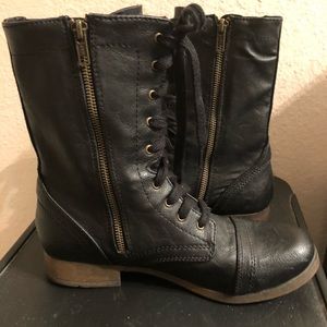 Mossimo black combat boots